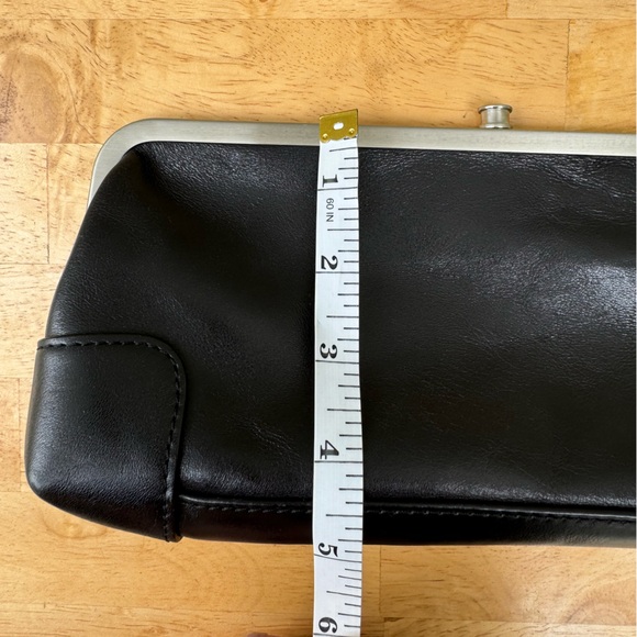 Black Leather Clutch - Picture 6 of 6